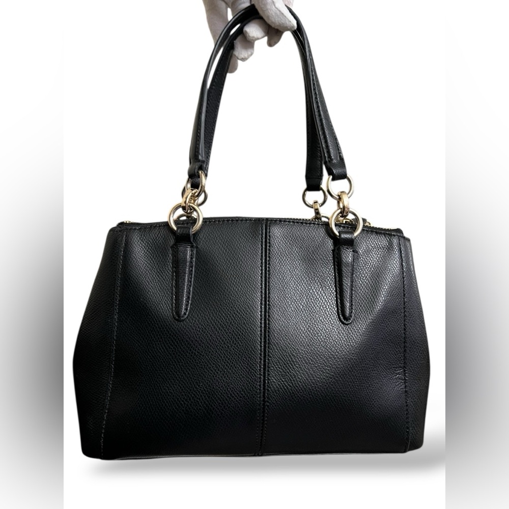 Coach Mini Christie Carryall Pebbled Leather Satchel - Picture 2 of 13